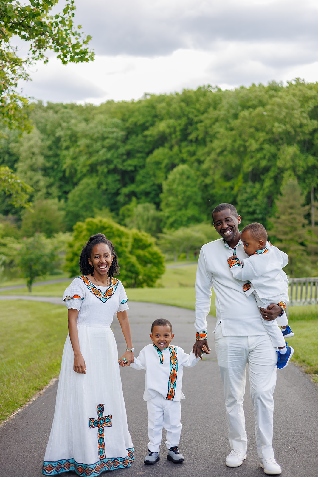Family park portrait